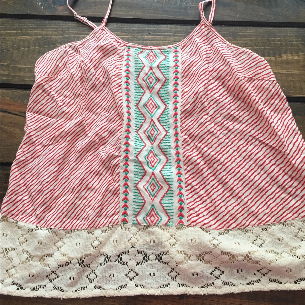 Spaghetti strap tank